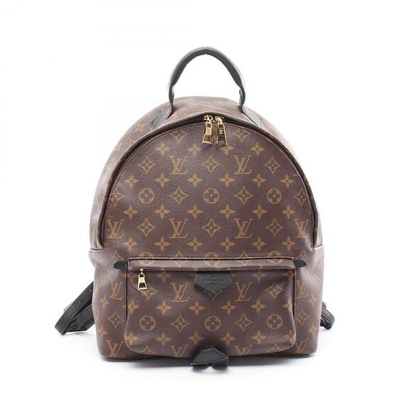 LOUIS VUITTON Brown Monogram Leather Backpack - Picture 2 of 11